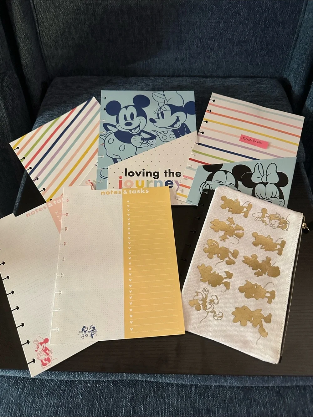 Happy Planner Mickey and Minnie Mouse Paper and accessories Bundle